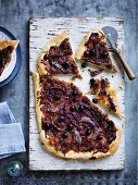Pissaladiere with olives and anchovies