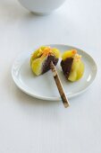 Wagashi chestnut (Japanese sweet)