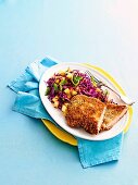 Crispy five-spiced pork schnitzel