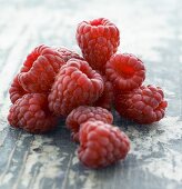 Frische Himbeeren (Close Up)