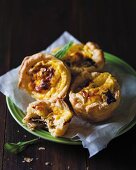 Mini quiches with biltong