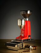 Espresso machine accessories: a coffee bean mill, coffee mill, Quamar Q50