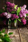 Vase of lilac