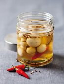 Pickled mushrooms