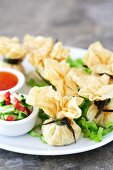 Wontons with chicken