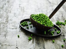 Peas in a ladle