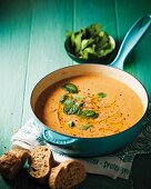 Tomato soup with mint