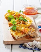 Potato and carrot frittata