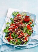 Tom Yum beef salad