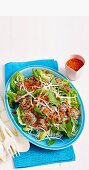 Vietnemese meatball salad