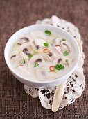 Tom Ka Gai with mushrooms (Thailand)