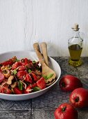 Tuscan panzanella (bread salad)