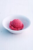 Raspberry and coconut sorbet