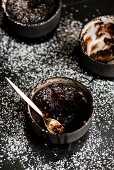 English chocolate and coffee pudding