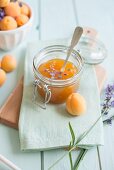 Apricot and lavender jam
