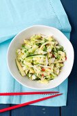 Chinese cabbage salad with cucumber and coriander