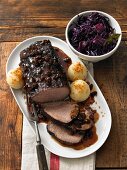 Rhineland Sauerbraten (Marinated braised beef)