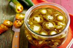 Pickled jalapeños