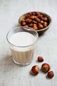 Hazelnuts and hazelnut milk