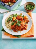 Hähnchen-Tajine mit Couscous