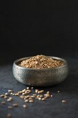 A bowl of spelt seeds