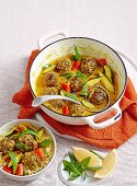 Lamb meatball casserole