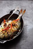 Gilthead seabream with spiced butter