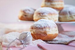 Garnished donuts