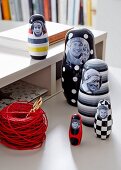 DIY – nesting dolls stuck with photos