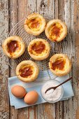 Pasteis de nata (custard tarts, Portugal)