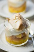 Lemon meringue pudding