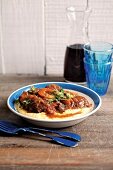 Osso bucco with polenta and gremolata