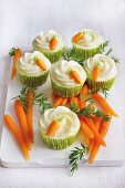 Carrot cupcakes