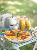 Gegrillte Paprikatarte zum Picknick