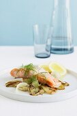 Salmon with Braised Fennel