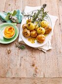 Australian Christmas - Take it Outdoors - Rosemary potato skewers with sweet chilli butter