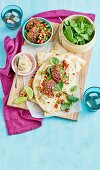 Lamb Kofta with Hummus & Flatbreads