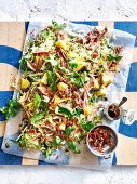 Sesame duck salad