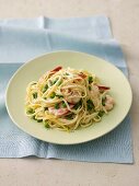 Linguine mit Garnelen