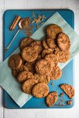 Spiced biscuits with cinnamon and brown sugar
