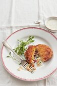 Crab Cakes mit süsser Senfsauce