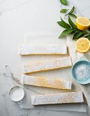 Lemon coconut bar