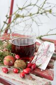 Mulled wine as a Christmas drink