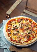 Mushroom and Prosciutto Pizza