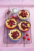 Tatrlets with almond cream and cherries
