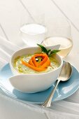 Cold courgette soup