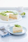 Mascarpone cake with limes and ginger