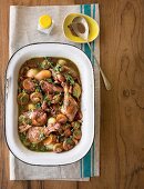 Classic coq au vin