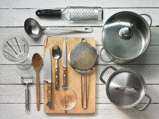 Kitchen utensils for making soup