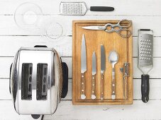 Küchengeräte für Toastzubereitung